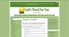 Desktop Screenshot of godswordforyou.com